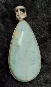 925 Sterling Silver Larimar Pendant