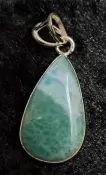 925 Sterling Silver Larimar Pendant