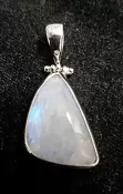 925 Sterling Silver Moonstone Pendant