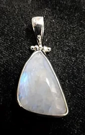 925 Sterling Silver Moonstone Pendant