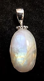 925 Sterling Silver Moonstone Pendant
