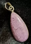 925 Sterling Silver Purpurite Pendant