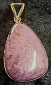 925 Sterling Silver Purpurite Pendant