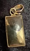 925 Sterling Silver Pyrite & Magnetite (Healers Gold) Pendant