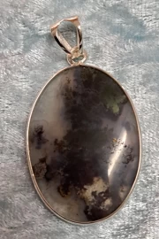 925 Sterling Silver Garden Quartz (Lodalite) Pendant