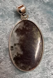 925 Sterling Silver Garden Quartz (Lodalite) Pendant