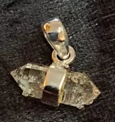 925 Sterling Silver Herkimer Diamond Pendant