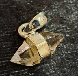 925 Sterling Silver Herkimer Diamond Pendant