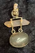 925 Sterling Silver Herkimer Diamond & Garden Quartz (Lodalite) Pendant