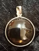 925 Sterling Silver Smoky Quartz Pendant