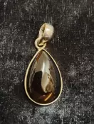 925 Sterling Silver Smoky Quartz Pendant