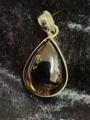 925 Sterling Silver Smoky Quartz Pendant