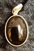 925 Sterling Silver Smoky Quartz Pendant