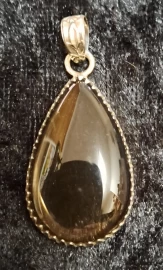 925 Sterling Silver Smoky Quartz Pendant