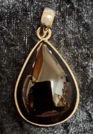 925 Sterling Silver Smoky Quartz Pendant