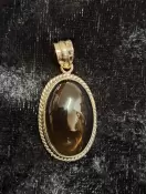 925 Sterling Silver Smoky Quartz Pendant