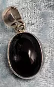 925 Sterling Silver Star Sapphire Pendant 