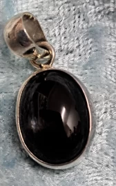925 Sterling Silver Star Sapphire Pendant 