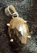 925 Sterling Silver Sheen Sapphire Pendant 