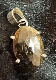 925 Sterling Silver Sheen Sapphire Pendant 
