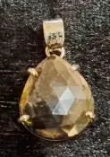 925 Sterling Silver Sheen Sapphire Pendant 