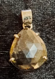 925 Sterling Silver Sheen Sapphire Pendant 