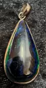 925 Sterling Silver Shattuckite Pendant