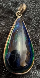 925 Sterling Silver Shattuckite Pendant