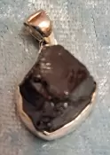925 Sterling Silver Shungite Pendant