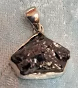 925 Sterling Silver Shungite Pendant