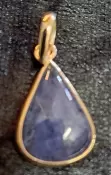 925 Sterling Silver Tanzanite Pendant