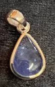 925 Sterling Silver Tanzanite Pendant