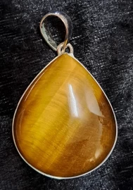 925 Sterling Silver Tiger's Eye Pendant