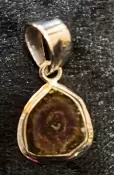 925 Sterling Silver Watermelon Tourmaline Pendant