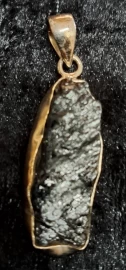 925 Sterling Silver Black Tourmaline Pendant