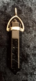 925 Sterling Silver Black Tourmaline Pendant