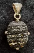 925 Sterling Silver Black Tourmaline Pendant