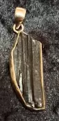 925 Sterling Silver Black Tourmaline Pendant
