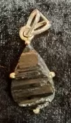 925 Sterling Silver Black Tourmaline Pendant