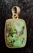 925 Sterling Silver Turquoise Pendant (Arizona)