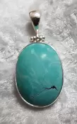 925 Sterling Silver Turquoise Pendant (Arizona)