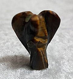 Tiger's Eye Angel Carving - 2.5cm (1 inch)