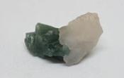 Natural Green Tourmaline in Clear Quartz (Pakistan) 