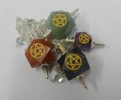 Pentagram Engraved Pendulums