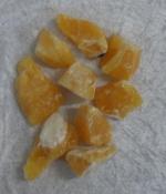 Orange Calcite Natural Specimen Rough Crystal